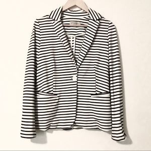 Philosophy - Nautical Striped Knit Blazer